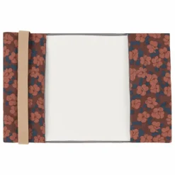 Protège carnet de santé Hyde Park Maroon Poppies | Brique