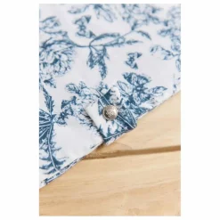 Protège carnet de santé Toile de Jouy | Bleu marine