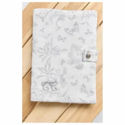 Protège carnet de santé Toile de Jouy | Gris