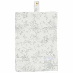 Protège carnet de santé Toile de Jouy | Gris