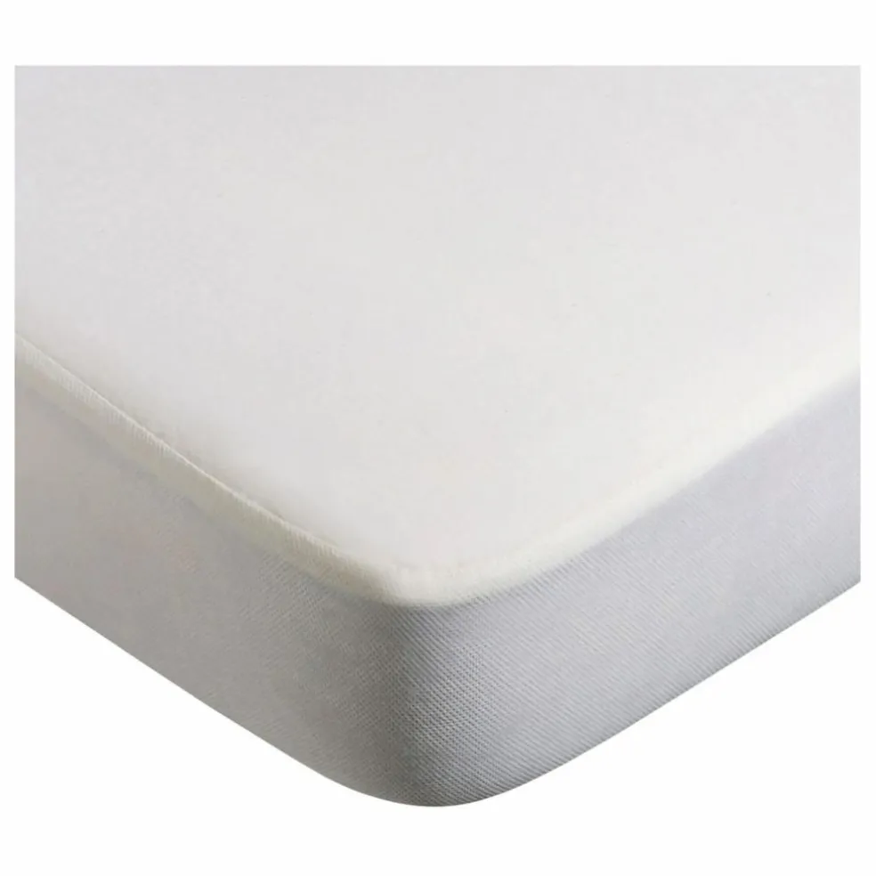 Protège matelas pour lit bébé évolutif Kimi en bambou | Blanc