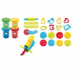 Pâte à modeler 4 pots et 21 outils