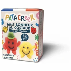 Pâte à modeler Mme Bonheur et Mr Costaud