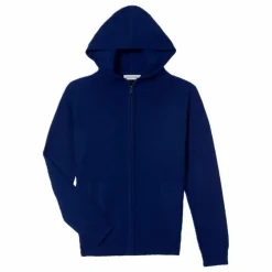 Pull à Capuche Cachemire | Bleu marine
