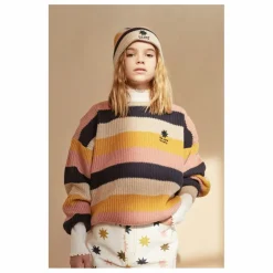Pull à Rayures Antoinette | Beige