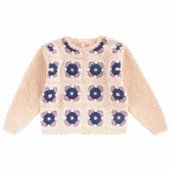 Pull Alicia Crochet | Rose poudré
