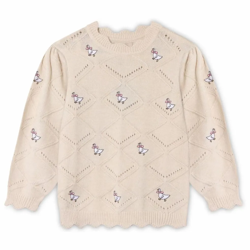 Pull Alon Goose | Ecru