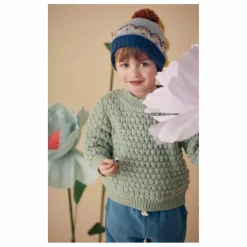 Pull Amio Maille Fantaisie | Sauge