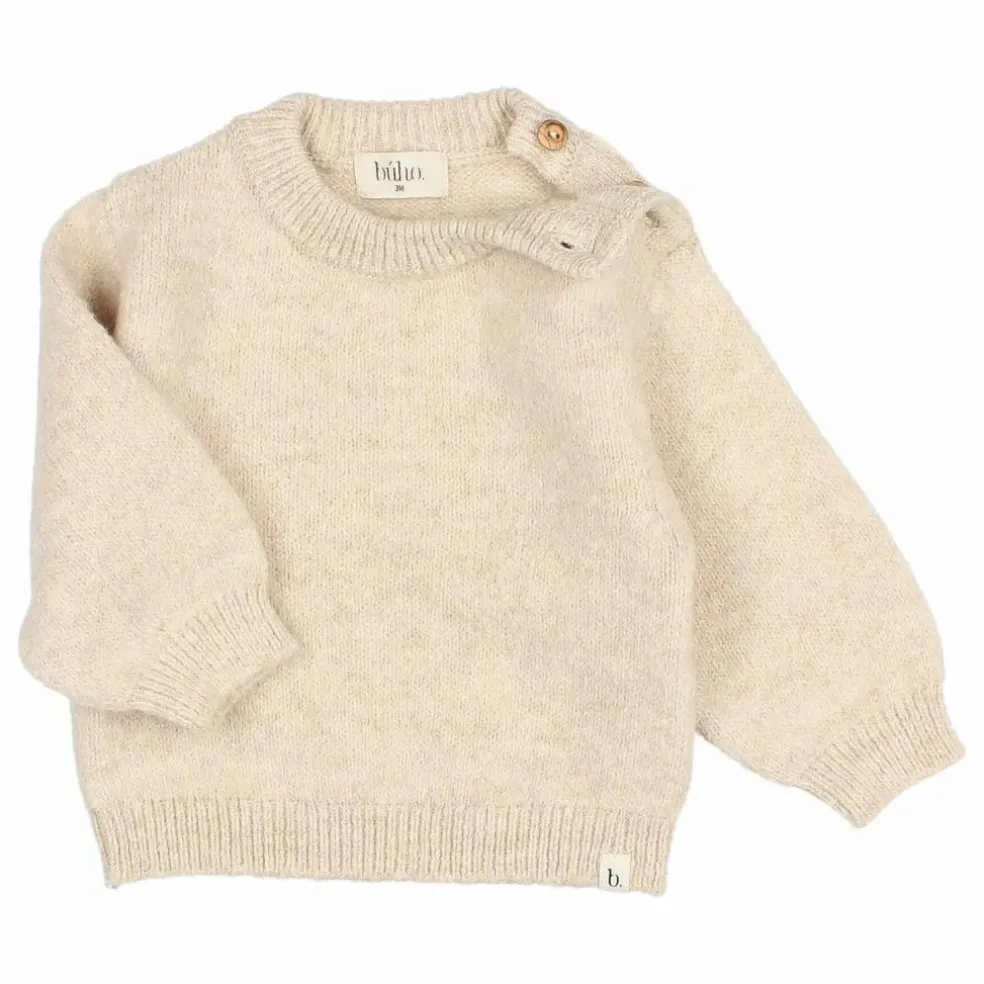 Pull Bébé Fibres Recyclées | Beige