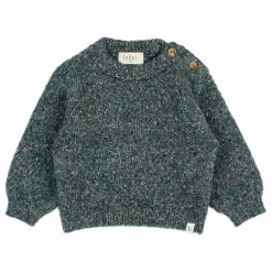 Pull Bébé Fibres Recyclées | Vert Cèdre
