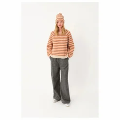 Pull Bina Rayé | Orange Rouille