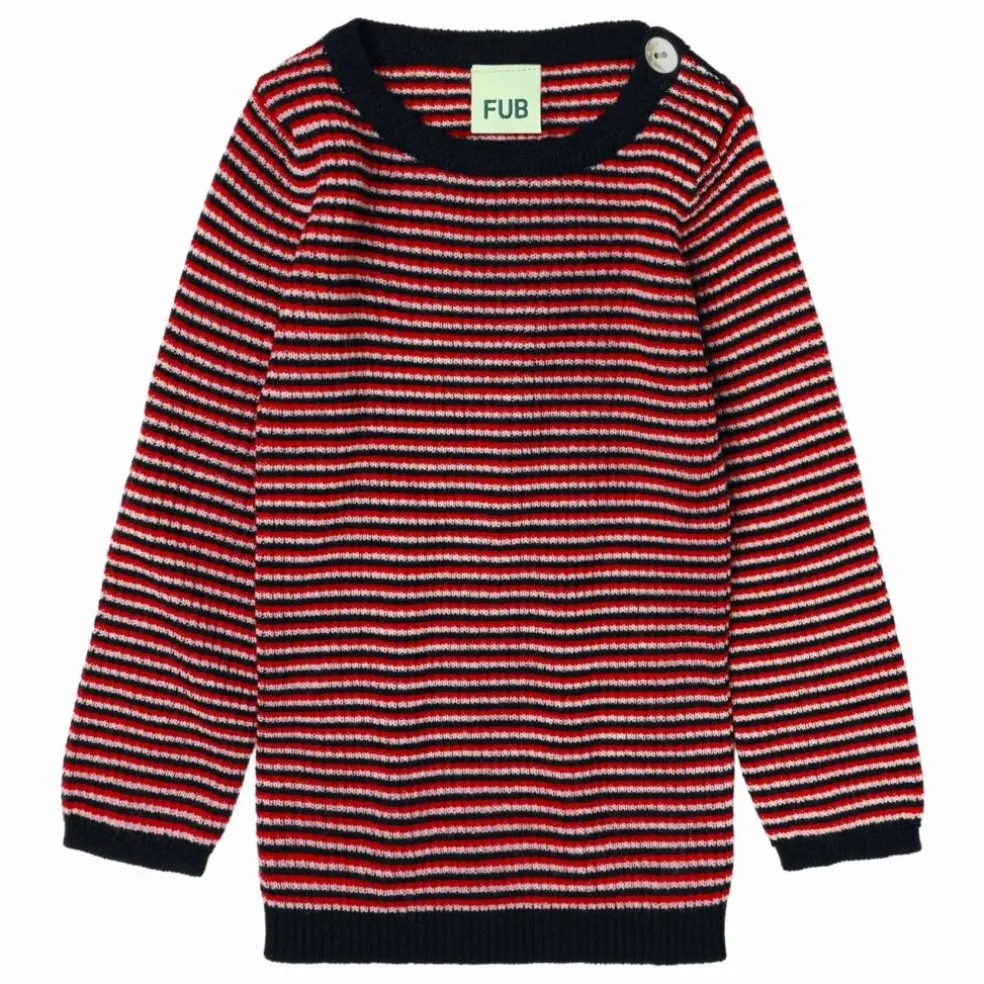 Pull Boutons Maille Fine Laine de Mérinos | Beige chiné