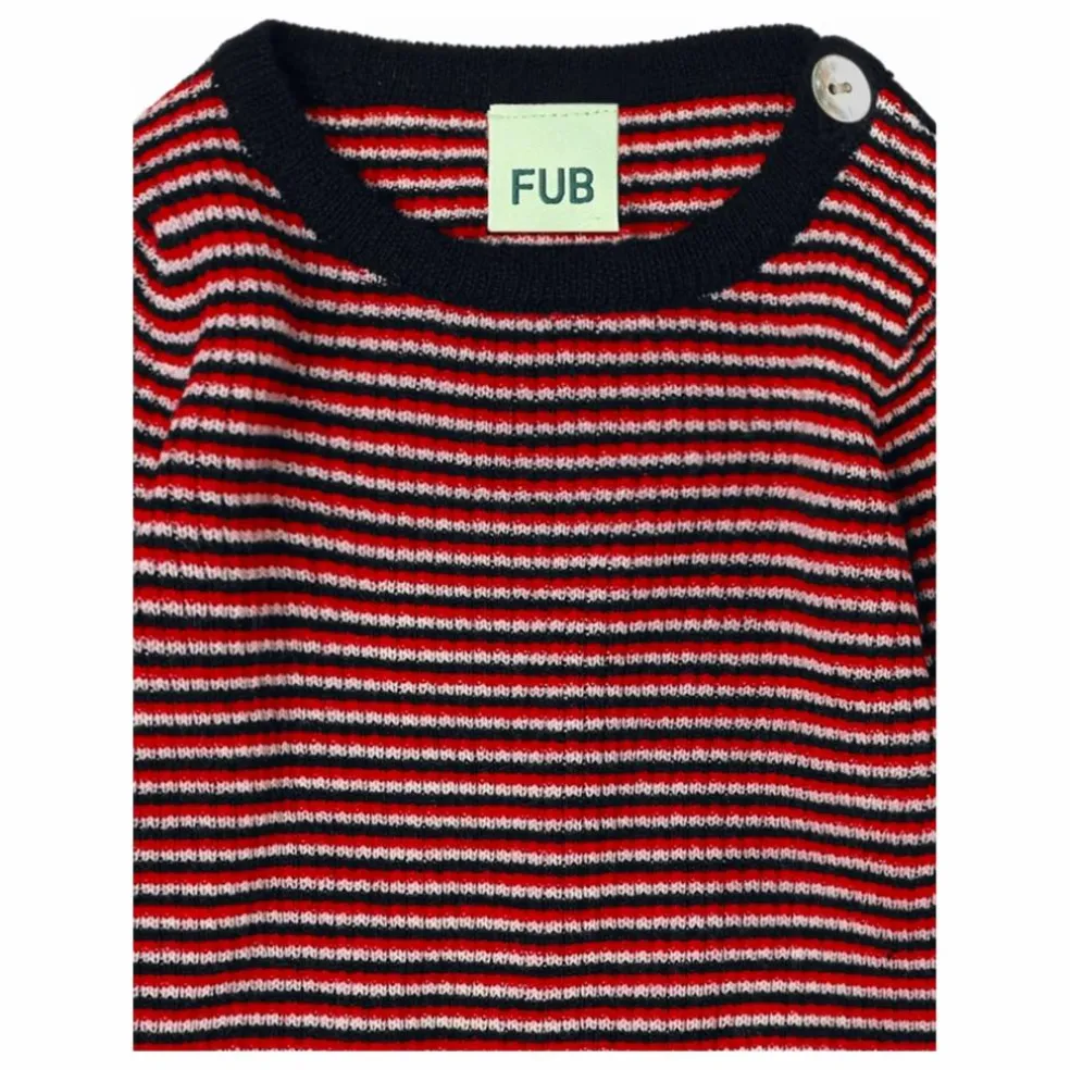 Pull Boutons Maille Fine Laine de Mérinos | Beige chiné