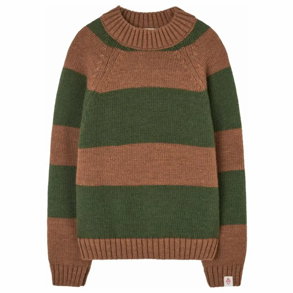 Pull Boxfish Rayé Laine | Marron