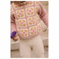 Pull Brodé Alicia Laine | Rose