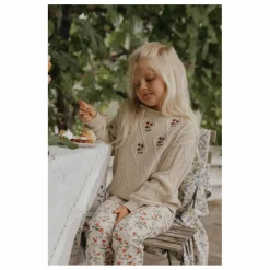 Pull Brodé Maille | Beige