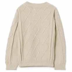 Pull Brodé Maille Mini | Beige