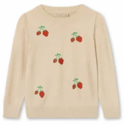 Pull Broderie Favo Fibres Recyclées | Ecru