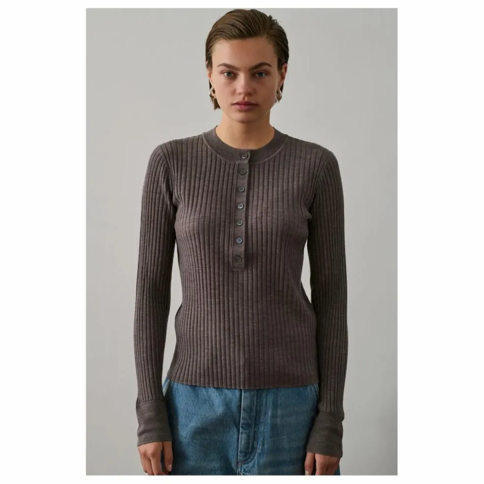 Pull Buffalo Laine Mérinos | Marron