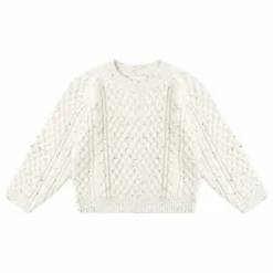 Pull Cable Chiné | Ecru