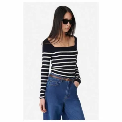 Pull Carla Laine Mérinos | Bleu marine