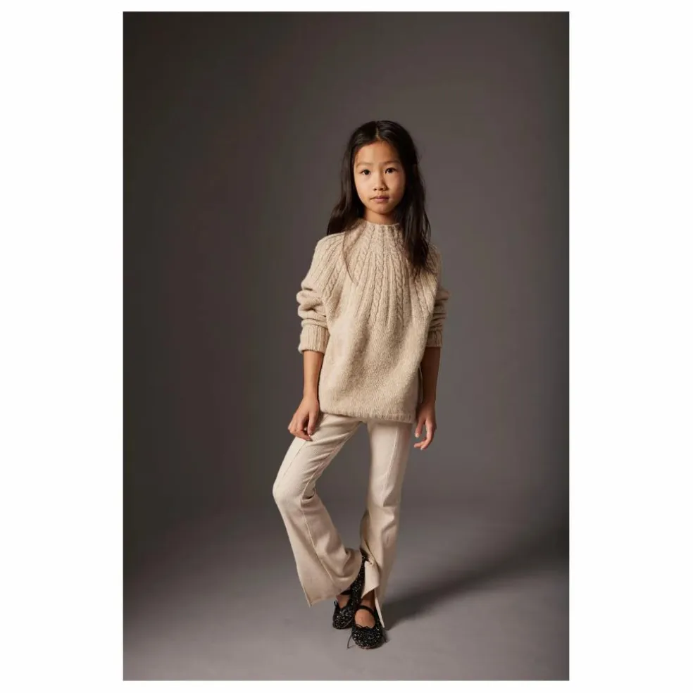 Pull Carmen | Beige chiné