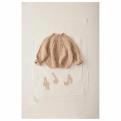 Pull Carmen Baby | Beige chiné