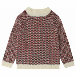 Pull Chevrons Laine de Mérinos | Ecru
