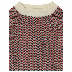 Pull Chevrons Laine de Mérinos | Ecru