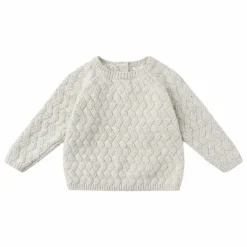 Pull Chiné Fibres Recyclées | Bleu pâle