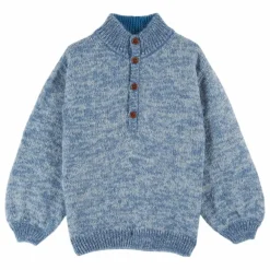 Pull Chiné Laine | Bleu