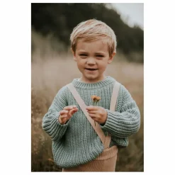 Pull Chunky Coton Bio | Bleu