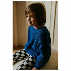 Pull Chunky Coton Bio | Bleu roi