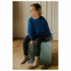 Pull Chunky Coton Bio | Bleu roi