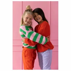Pull Chunky Coton Bio | Orange sanguine