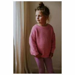 Pull Chunky Coton Bio | Rose bonbon