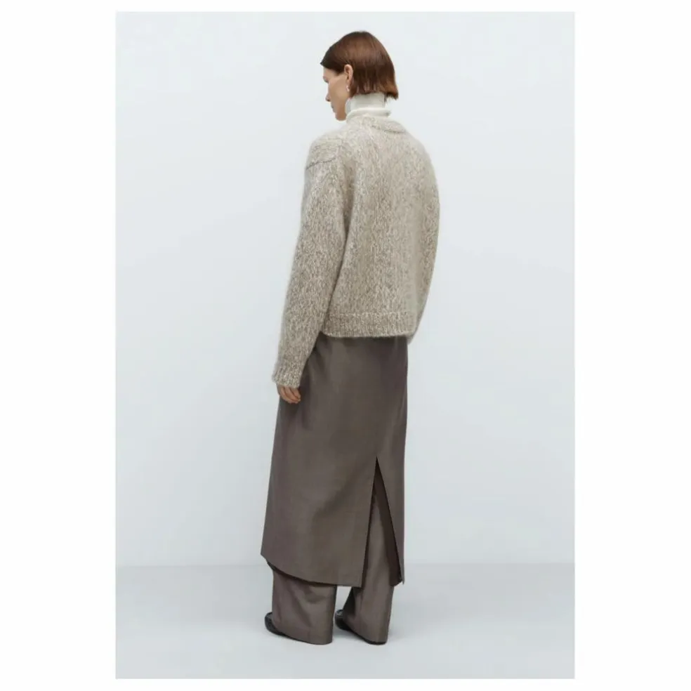 Pull Chunky Laine Alpaga Superfine | Beige