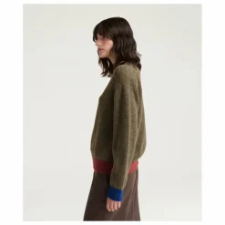 Pull Clover Laine Mérinos | Vert