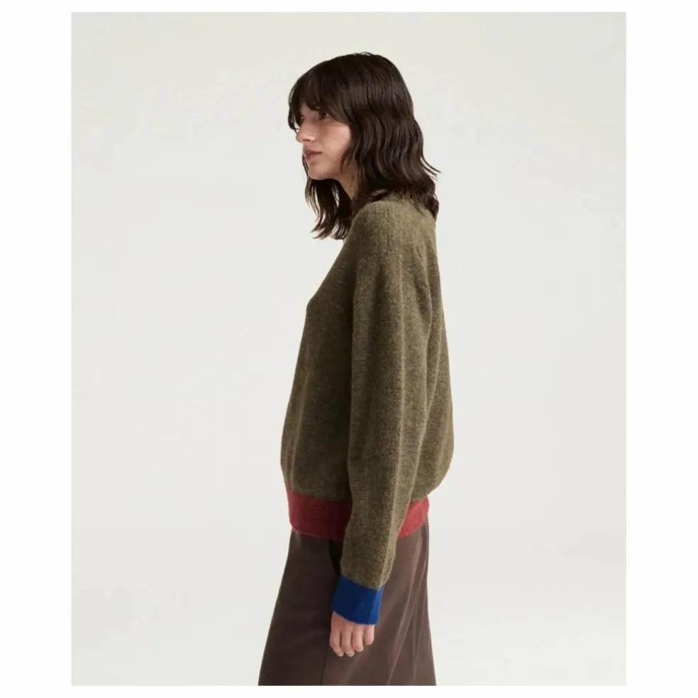 Pull Clover Laine Mérinos | Vert