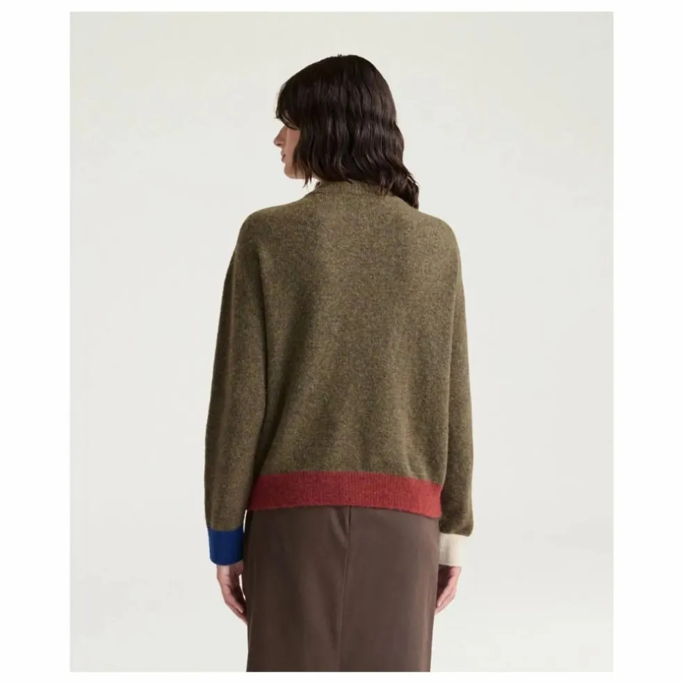 Pull Clover Laine Mérinos | Vert