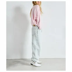 Pull Col Bateau Damsville Laine | Rose chiné