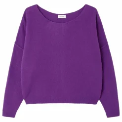 Pull Col Bateau Damsville Laine | Violet