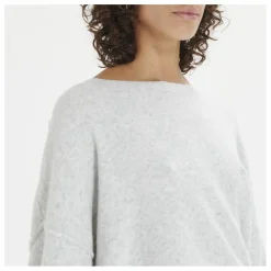 Pull Col Bateau Damsville Laine | Gris chiné