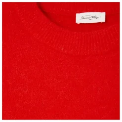 Pull Col Bateau Vitow Alpaga et Laine | Rouge