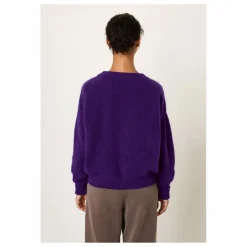 Pull Col Bateau Vitow Alpaga et Laine | Aubergine