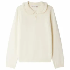 Pull Col Brynja Laine | Ecru