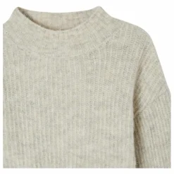 Pull Col Montant East Alpaga | Ecru chiné
