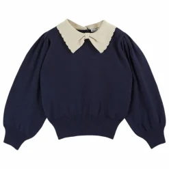 Pull Col Pierrot | Bleu marine