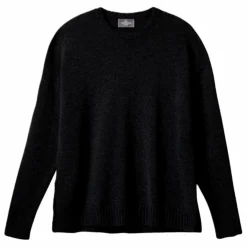Pull Col Rond Ample Cachemire | Noir