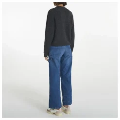 Pull Col Rond East Alpaga | Gris anthracite chiné